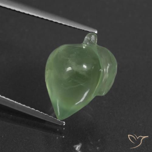 11.00ct 天然 黄绿色 葡萄石, 花式切割, 半透明