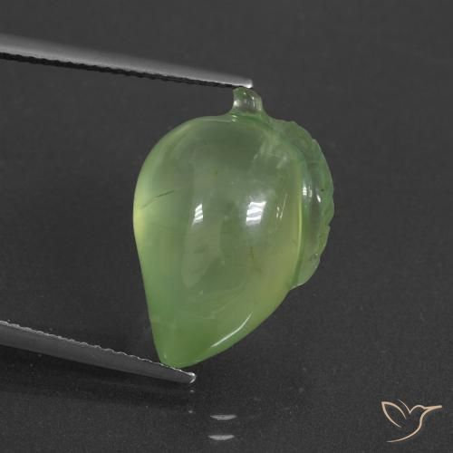 16.61ct 天然 中绿色 葡萄石, 花式切割, 半透明
