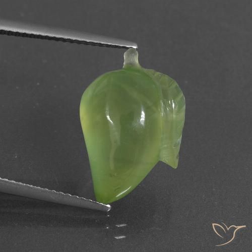11.64ct 天然 青柠绿 葡萄石, 花式切割, 半透明