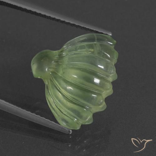 8.73ct 天然 青柠绿 葡萄石, 花式切割, 半透明