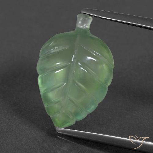 5.89ct 天然 暖绿 葡萄石, 花式切割, 半透明