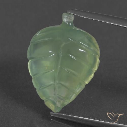 7.28ct 天然 暖绿 葡萄石, 花式切割, 半透明