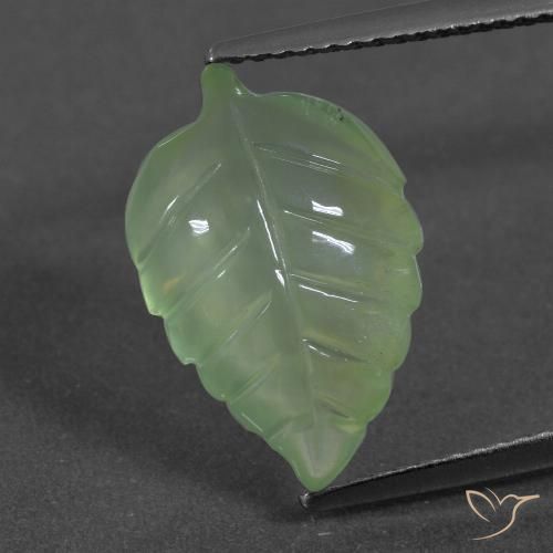 6.06ct 天然 中绿色 葡萄石, 花式切割, 半透明