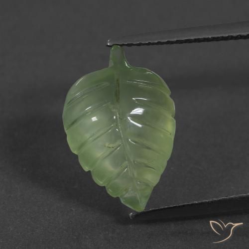 5.61ct 天然 中绿色 葡萄石, 花式切割, 半透明