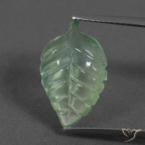 5.11ct 天然 暖绿 葡萄石, 花式切割, 半透明