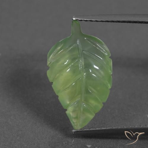 5.70ct 天然 黄绿色 葡萄石, 花式切割, 半透明