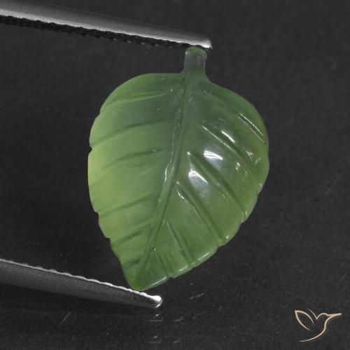 6.65ct 天然 黄绿色 葡萄石, 花式切割, 半透明