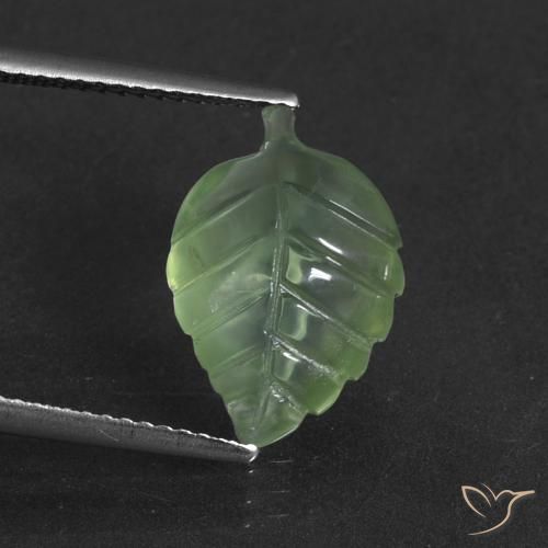 4.75ct 天然 黄绿色 葡萄石, 花式切割, 半透明