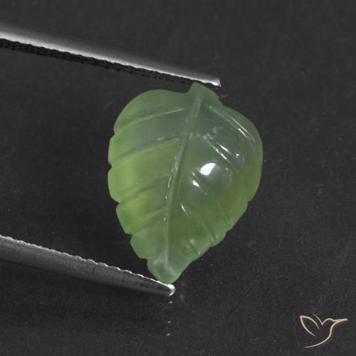 5.97ct 天然 梨绿 葡萄石, 花式切割, 半透明