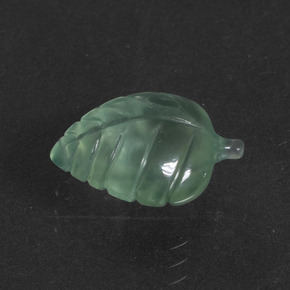 4.48克拉天然绿色葡萄石，异形，13.9×10毫米，半透明