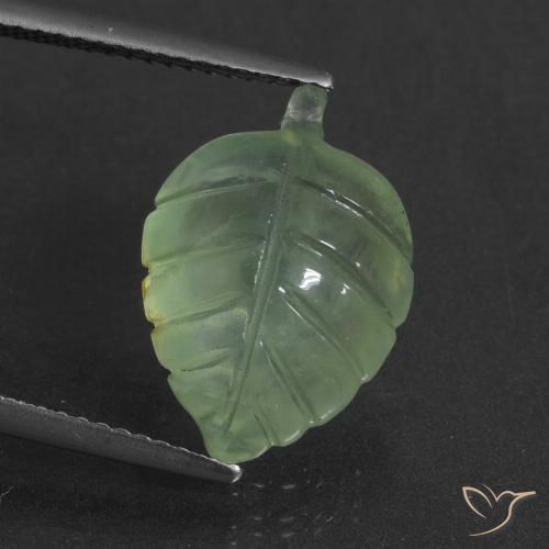 7.07ct 天然 非常浅的绿色 葡萄石, 花式切割, 半透明