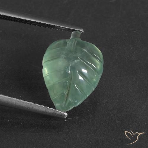 4.67ct 天然 薄荷绿 葡萄石, 花式切割, 半透明
