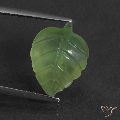 6.21ct 天然 中绿色 葡萄石, 花式切割, 半透明