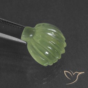 10.71克拉天然葡萄石，花式切割，半透明