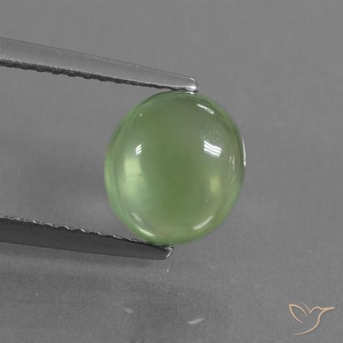 2.36ct 天然 黄绿色 葡萄石, 椭圆形, 透明