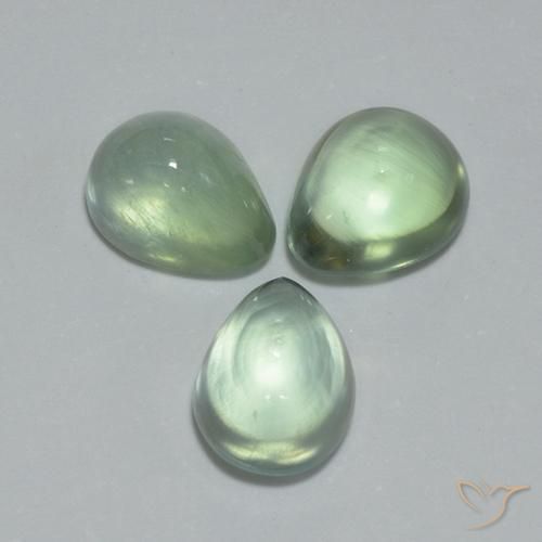 3.64克拉天然葡萄石，梨形，透明