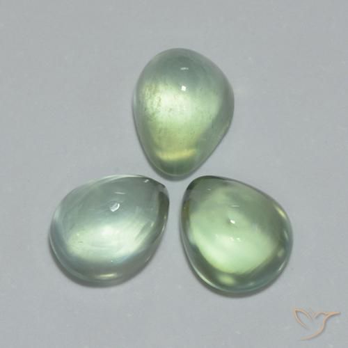 3.64克拉天然葡萄石，梨形，透明