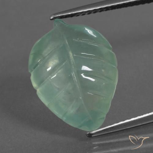 7.41ct 天然 浅冷绿 葡萄石, 花式切割, 透明