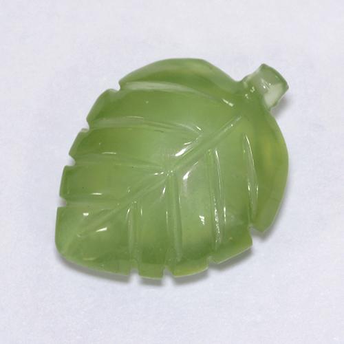 6.66克拉天然绿色葡萄石，异形，15.5×11.9毫米，透明