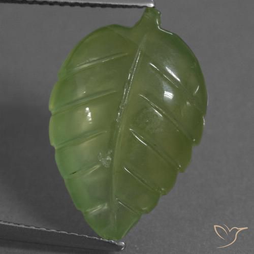 10.07ct 天然 暖绿 葡萄石, 花式切割, 透明