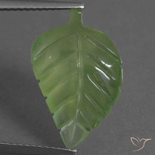 8.22ct 天然 暖绿 葡萄石, 花式切割, 透明