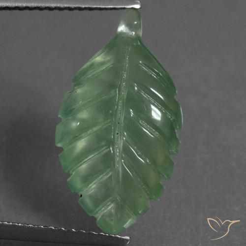 6.76ct 天然 冷绿 葡萄石, 花式切割, 透明