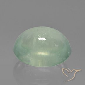 2.73克拉天然葡萄石，椭圆形，半透明