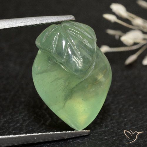 13.18ct 天然 橄榄绿色 葡萄石, 花式切割, 透明
