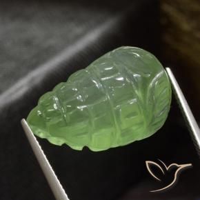 22.56克拉天然葡萄石，花式切割，半透明