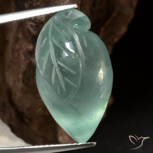 23.51ct 天然 浅海绿 葡萄石, 花式切割, 半透明