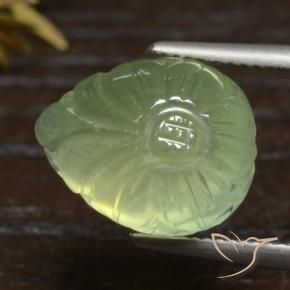 10.20克拉天然葡萄石，梨形，半透明