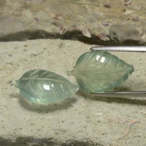 16.04克拉天然葡萄石，花形切割，半透明