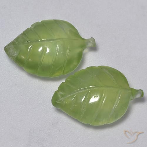 8.53ctw 天然 黄绿色 葡萄石, 花式切割, 透明
