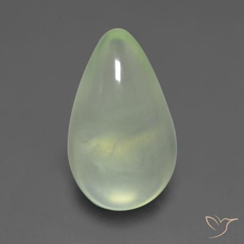 1.59克拉天然葡萄石，梨形，透明