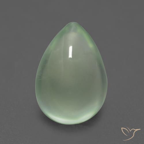 3.63克拉天然葡萄石，梨形，透明