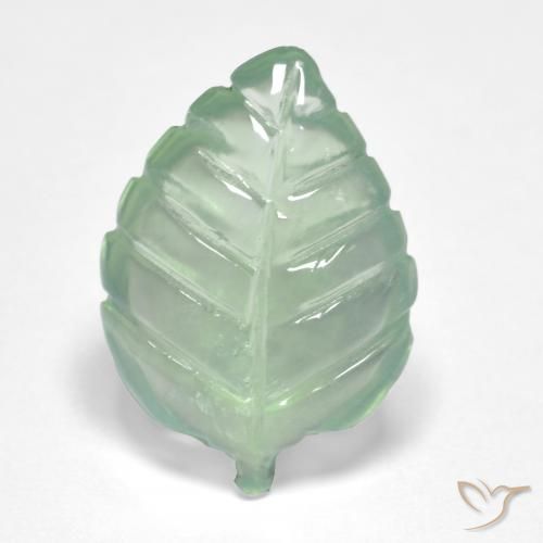 5.49ct 天然 非常浅的绿色 葡萄石, 花式切割, 透明