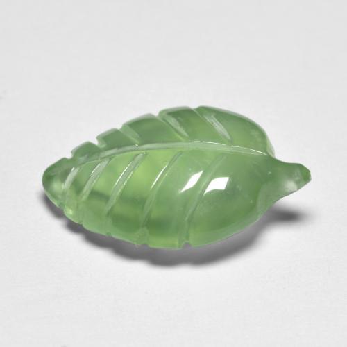 4.92克拉天然绿色葡萄石，异形，15.6×10.1毫米，透明