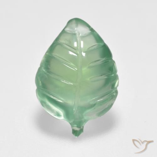 5.43ct 天然 冷绿 葡萄石, 花式切割, 透明