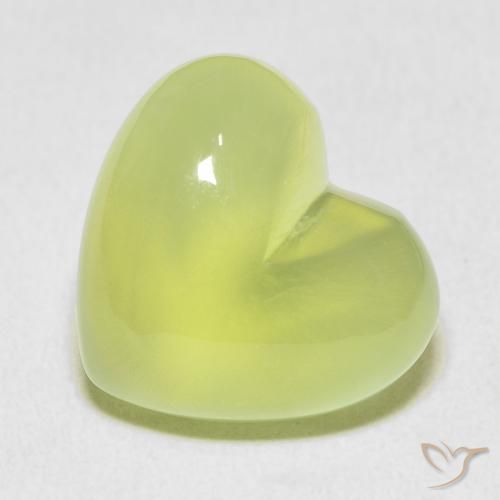 18.22ct 天然 青柠绿 葡萄石, 心形, 透明