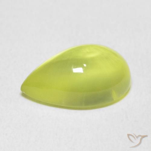 5.66克拉天然葡萄石，梨形，透明