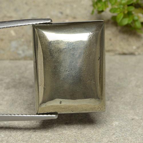 38.25克拉天然黄铁矿，狭长方形，不透明