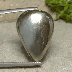 17.61克拉天然黄铁矿，梨形，不透明