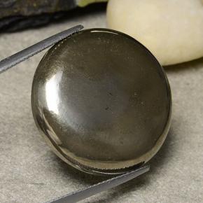 44.39克拉天然黄铁矿，圆形切割，不透明