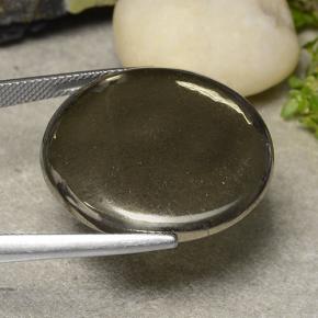 44.39克拉天然黄铁矿，圆形切割，不透明