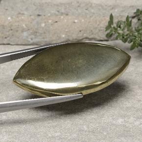 54.27克拉天然黄铁矿，榄尖形，不透明