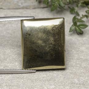 19.42克拉天然黄铁矿，狭长方形，不透明