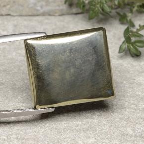 19.42克拉天然黄铁矿，狭长方形，不透明