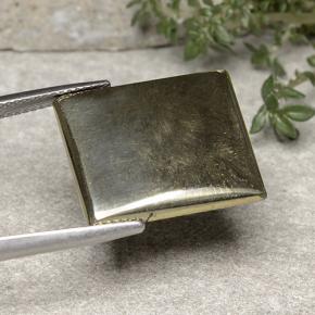 19.42克拉天然黄铁矿，狭长方形，不透明