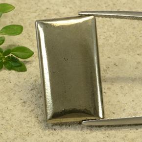 16.04克拉天然黄铁矿，狭长方形，不透明