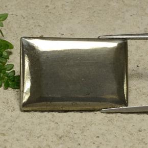 25.20克拉天然黄铁矿，狭长方形，不透明